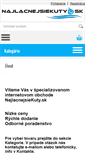Mobile Screenshot of najlacnejsiekuty.sk